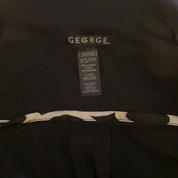 Womens George short sleeved black blazer size xs - Picture 3 of 3